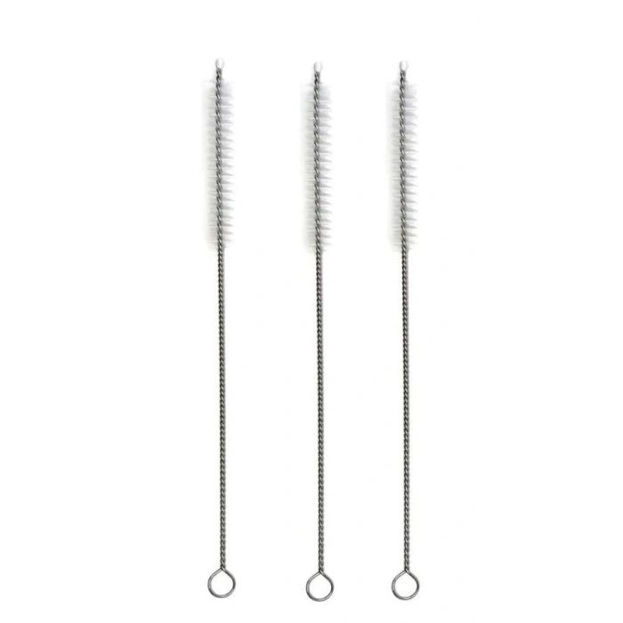 3 Adet Çelik Pipet Temizleme Fırçası