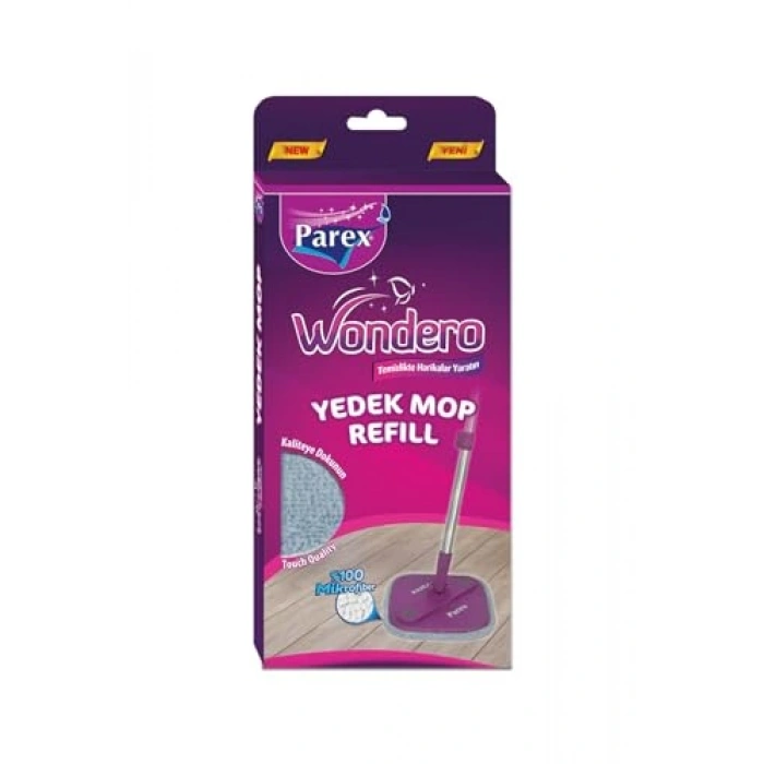 3 Adet Yedek Mop ile Otomatik Temizlik Seti
