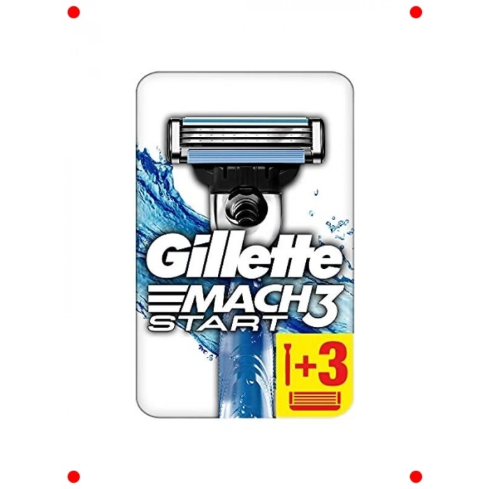 3 Bıçaklı Tıraş Seti ve 3 Yedek Başlık