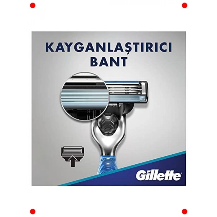 3 Bıçaklı Tıraş Seti ve 3 Yedek Başlık