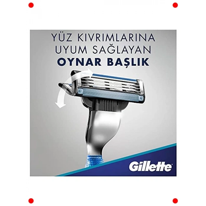 3 Bıçaklı Tıraş Seti ve 3 Yedek Başlık