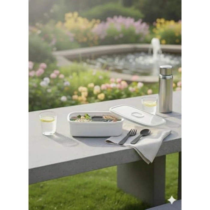 3 Bölmeli Sızdırmaz Lunch Box, BPA İçermez