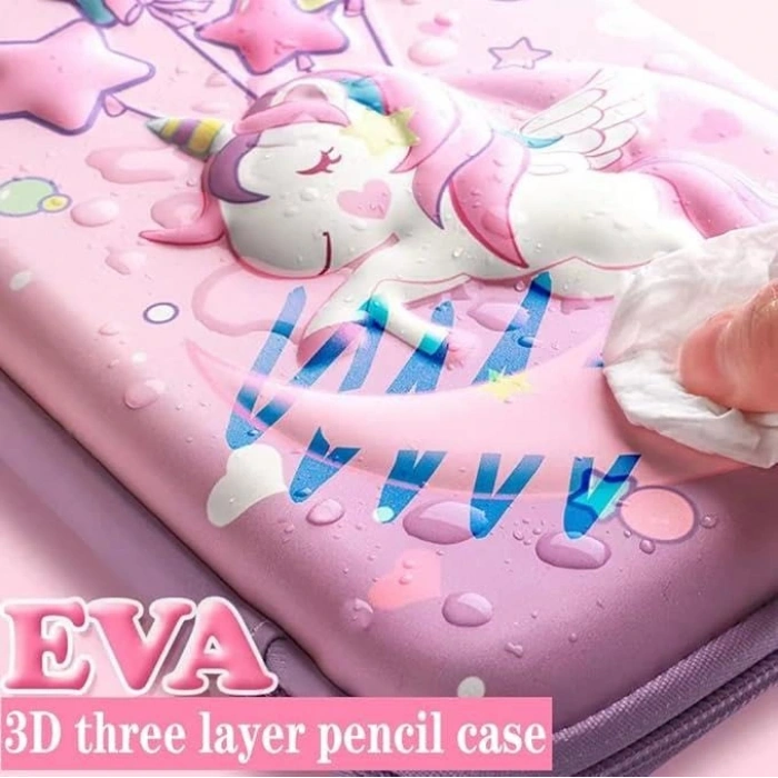 3 Boyutlu Ay Yıldız Unicorn Su Geçirmez Kutusu