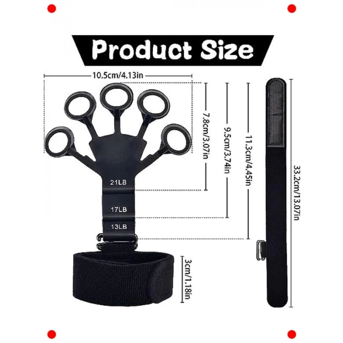 3 Dirençli Parmak ve El Güçlendirici Yay