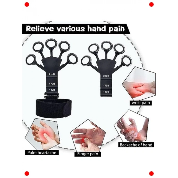 3 Dirençli Parmak ve El Güçlendirici Yay