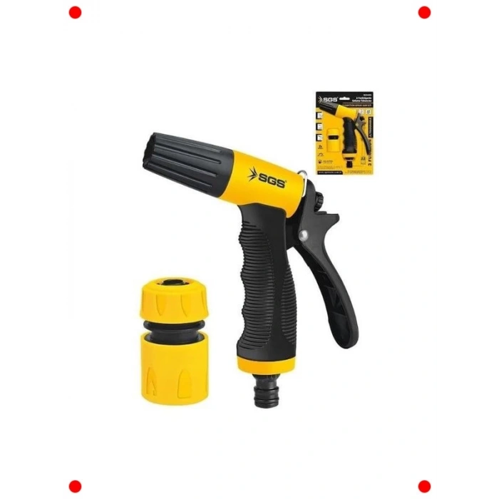 3 Fonksiyonlu 2 Parça Bahçe Sulama Tabancası