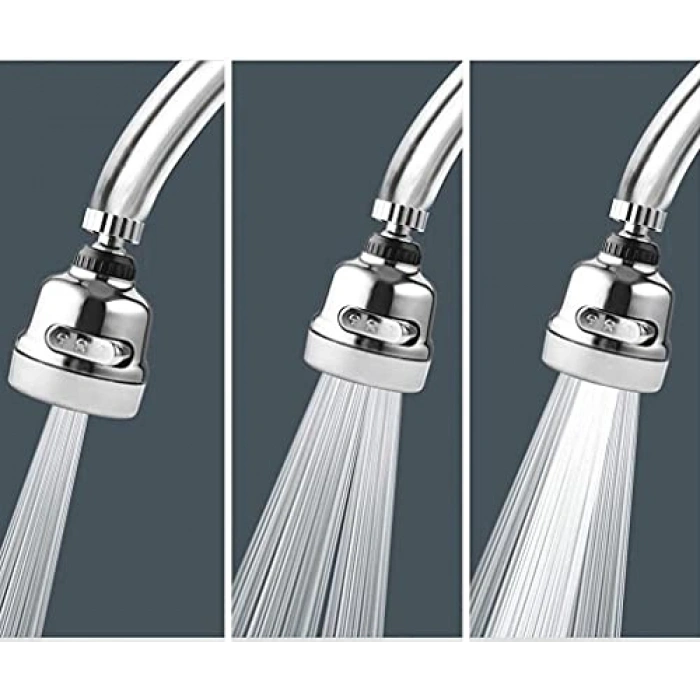 3 Fonksiyonlu Krom Oynar Musluk Başlığı