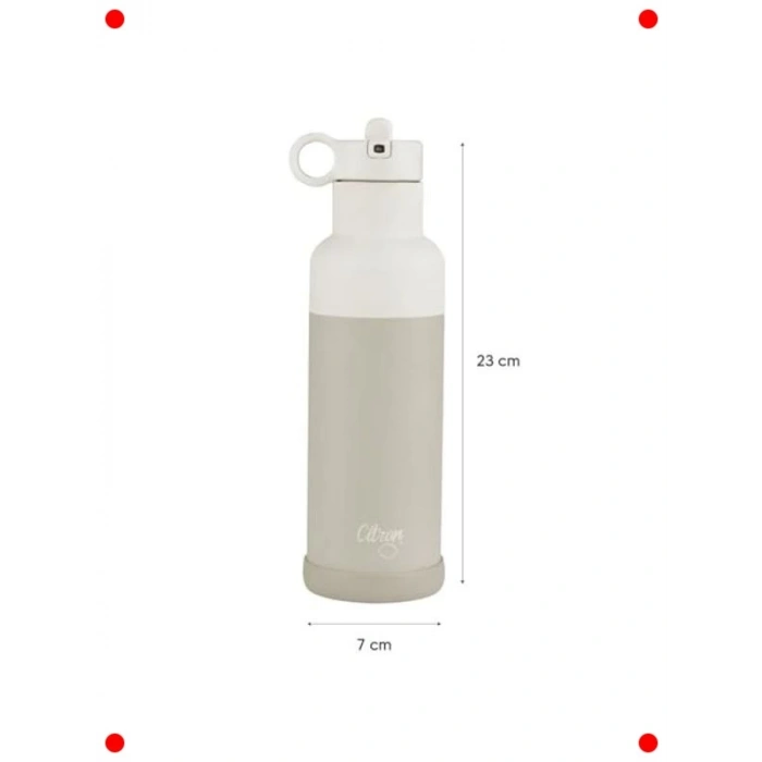 3 Katman Paslanmaz Çelik Termos Seti 500 ml Yeşil