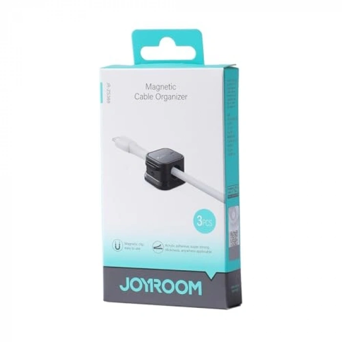 3lı Paket Manyetik Kablo Koruyucu Siyah