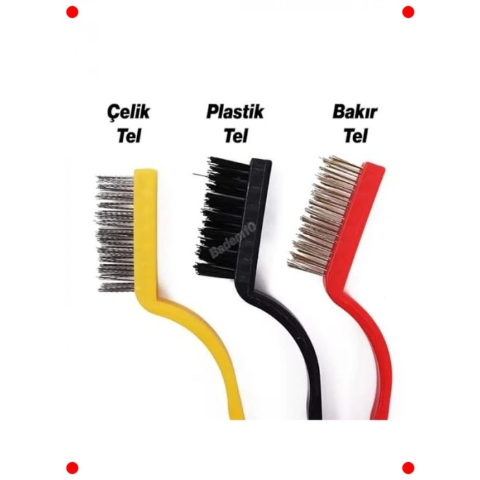 3lü Çok Amaçlı Mutfak Temizlik Fırça Seti