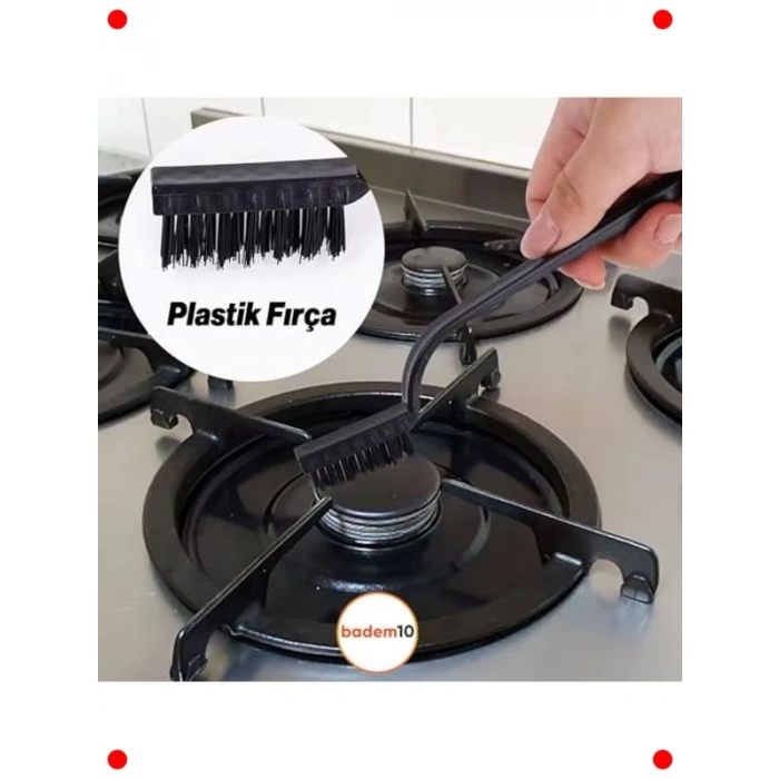 3lü Çok Amaçlı Mutfak Temizlik Fırça Seti