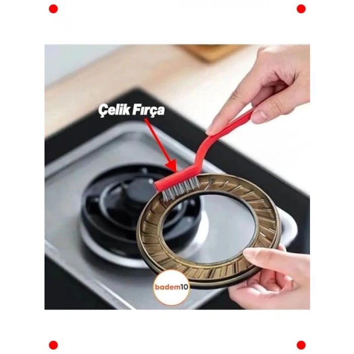 3lü Çok Amaçlı Mutfak Temizlik Fırça Seti