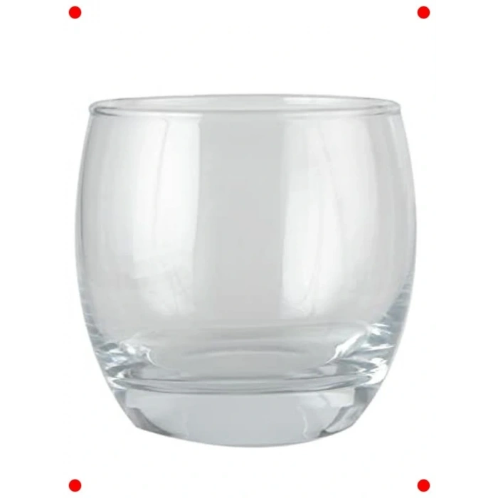 3lü Fıçı Tasarım Cam Viski Bardağı Seti