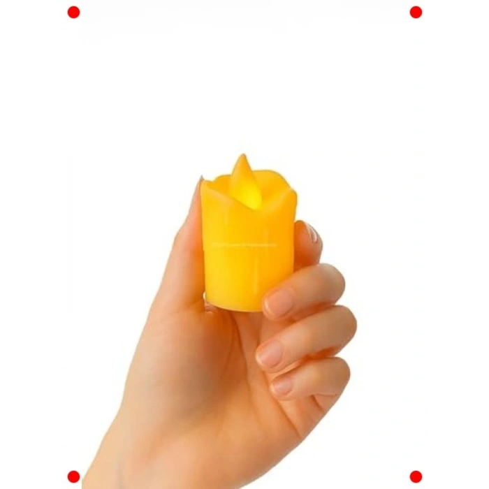 3lü LED Dekoratif Elektronik Mum Seti - Farklı Boylar