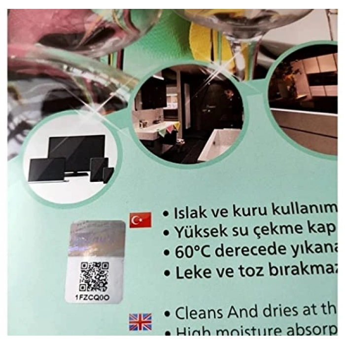 3lü Orijinal Krofiber Temizlik Bezi ile Pratik Temizlik