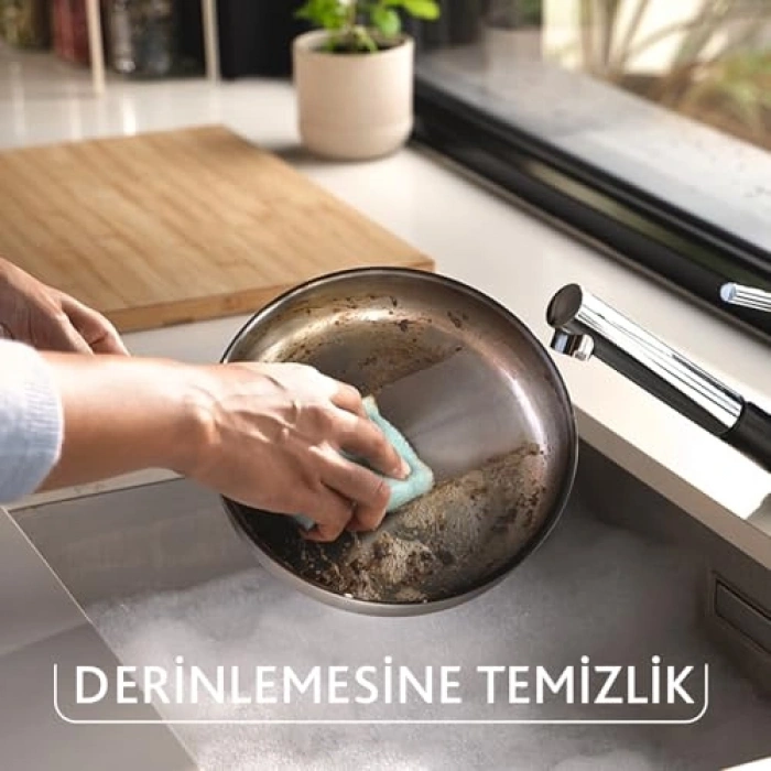 3lü Paket Düz Sünger Temizlik Seti, Aktif Enzimli