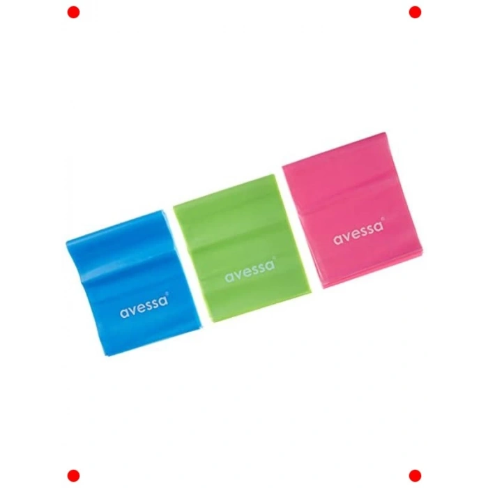 3lü Pilates Direnç Lastik Seti