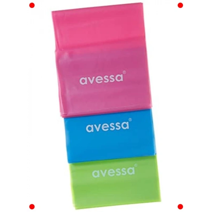 3lü Pilates Direnç Lastik Seti