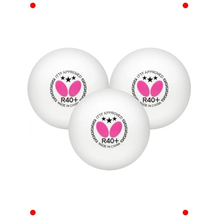 3lü Profesyonel Masa Tenisi Topu Seti - 3 Yıldız