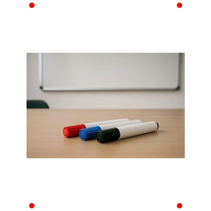 3lü Renkli Yuvarlak Uçlu Tahta Kalemi Seti + Silgi