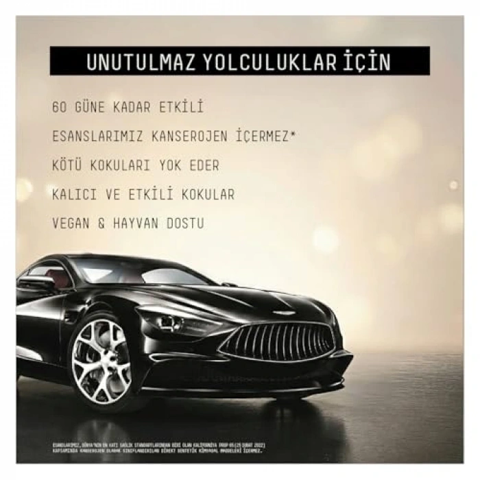 3lü Set Oto Kokusu - Vanilya ve Karamel Aromalı