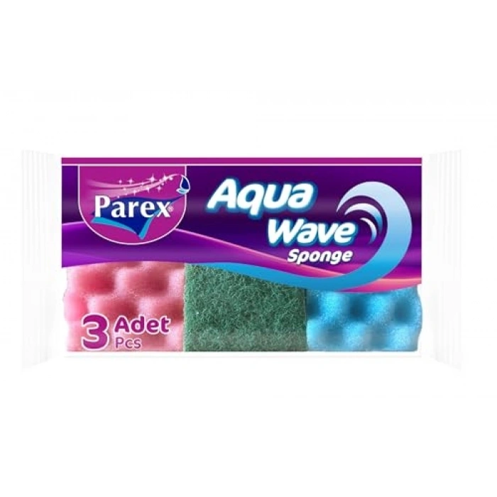 3lü sünger seti, çok amaçlı temizlik için ideal