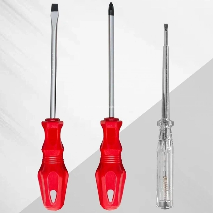 3lü Tornavida Kontrol Seti, 20 cm Uzunluk