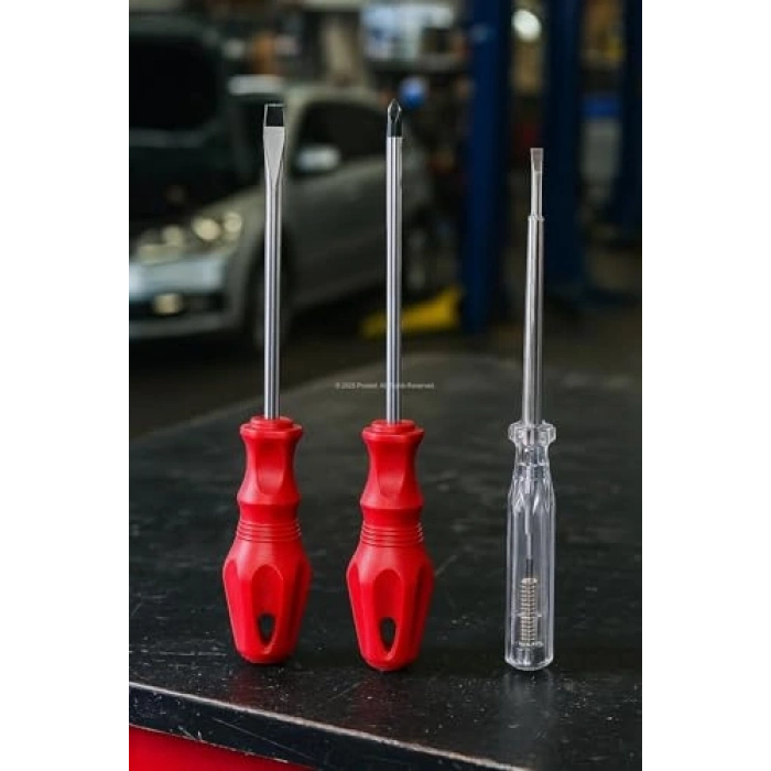 3lü Tornavida Kontrol Seti, 20 cm Uzunluk