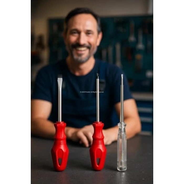 3lü Tornavida Kontrol Seti, 20 cm Uzunluk