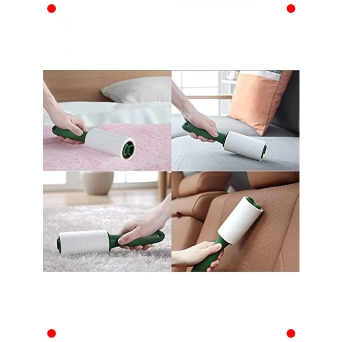 3lü Yapışkanlı Tüy Toplayıcı Rulo Seti, 60 Yaprak