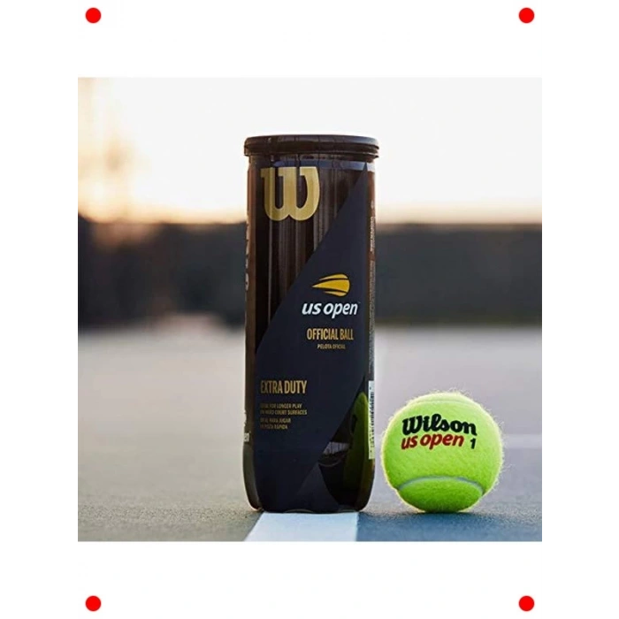 3lü Yeşil Tenis Topu Seti - Yüksek Performans