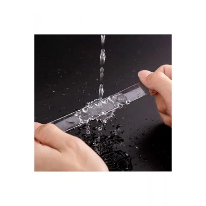 3 Metre Uzunlu Güçlü Şeffaf Çift Taraflı Bant, 2 cm Genişlikte