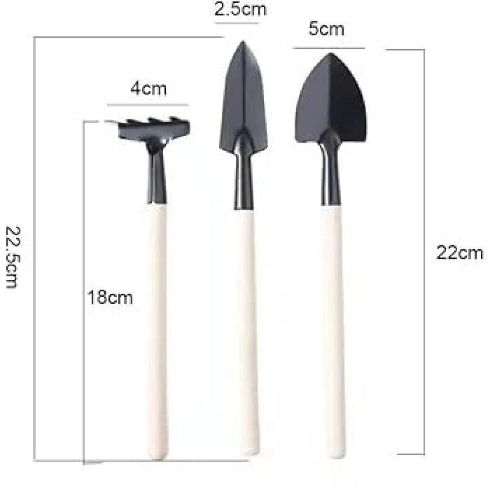 3 Parça Bahçe Bakım Seti ile Bitki Hobi Araçları