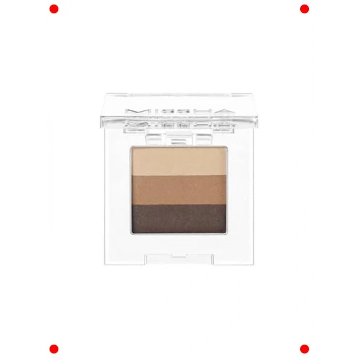 3 Renkli Göz Farı Paleti - Dökülme Yapmaz (Kum Dalga)