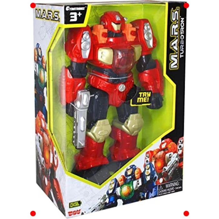 3ü 1 Arada Dinozora Dönüşen Robot Figür