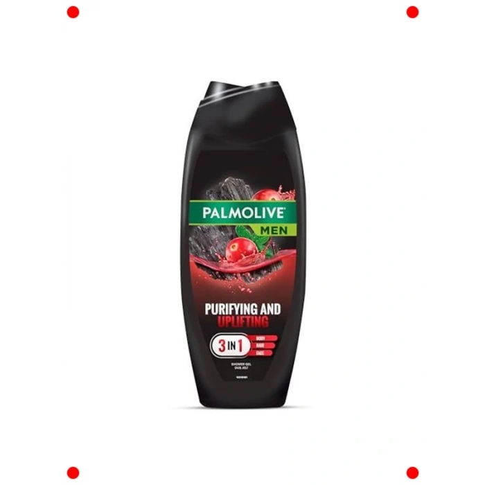 3ü 1 Arada Kömürlü Erkek Duş Jeli 500 ml