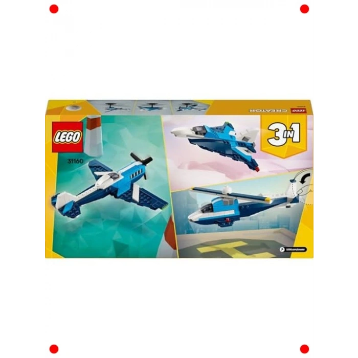 3ü 1 Arada Uçak Yapım Seti: Yarış Uçağı, Jet, Helikopter