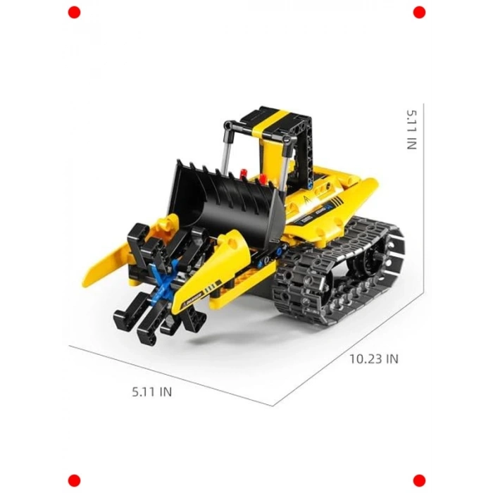 3ü 1 Arada Uzaktan Kumandalı STEM Kepçe Seti