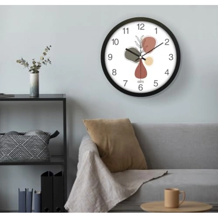 30 Cm Gerçek Cam Sessiz Mekanizma Duvar Saati