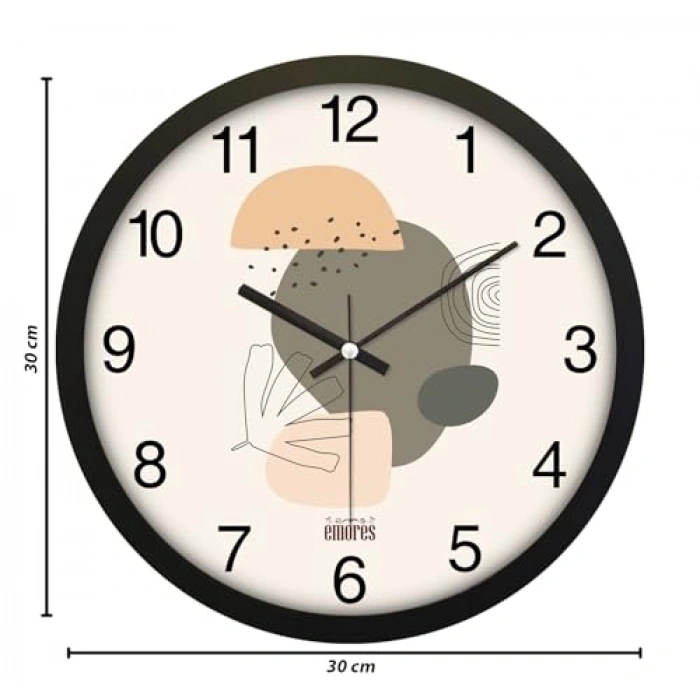 30 cm Sessiz Mekanizma Duvar Saati - Modern Tasarım