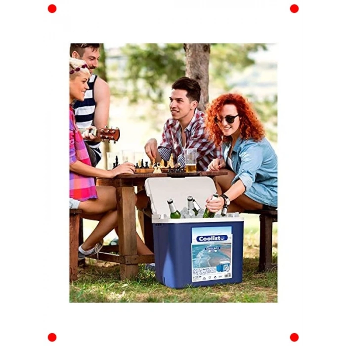 30 Litre Kamp Buzluğu ve 3 Buz Kaseti Seti