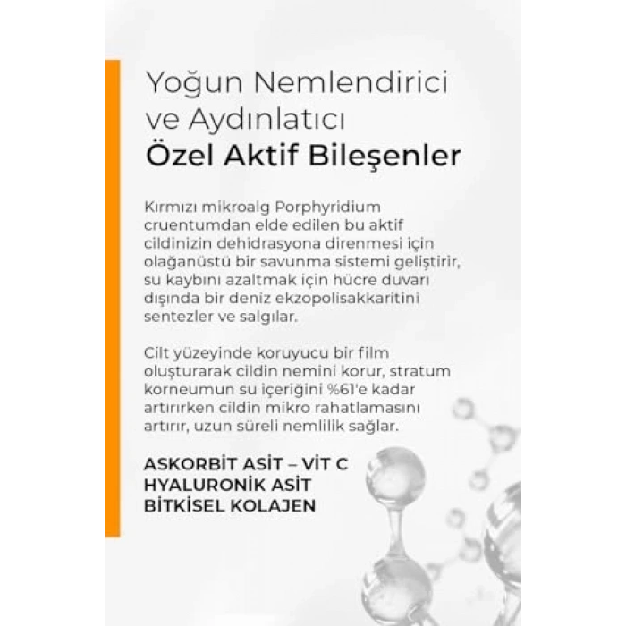 30 ml Yoğun Nemlendirici C Vitamini Serum, Cilt Aydınlatıcı