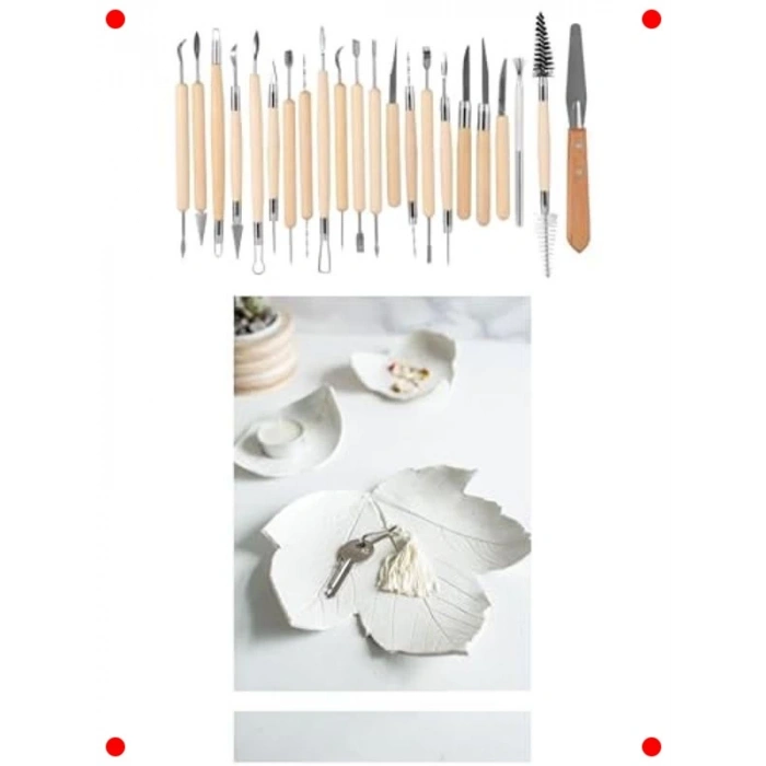 30 Parça Kil Heykel ve Modelleme Seti