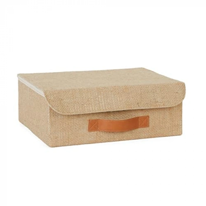 30 x 23 x 11 cm Jüt Kapaklı Çekmece İçi Kutu