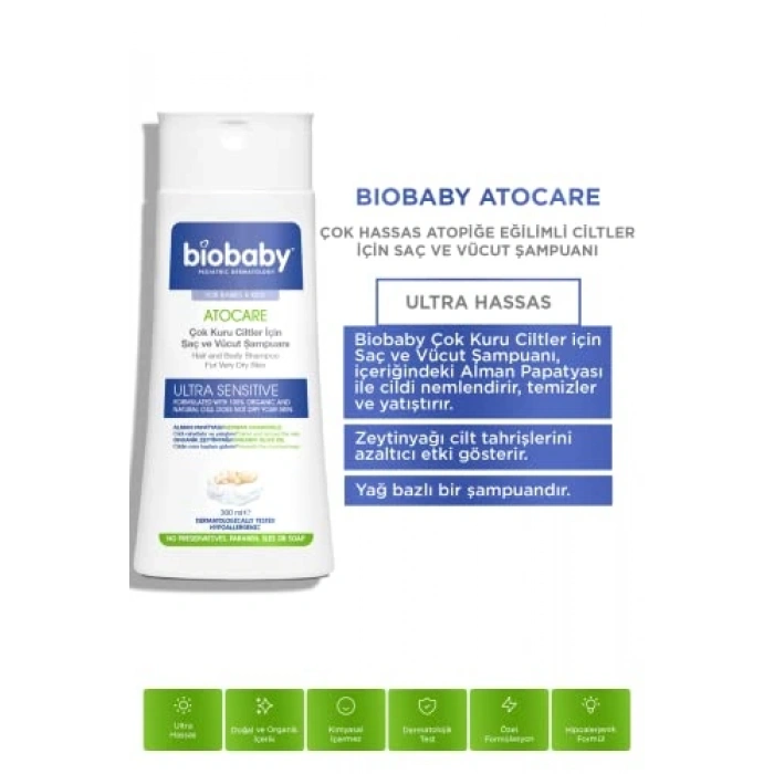 300 ml Atopik Ciltler İçin Özel Şampuan