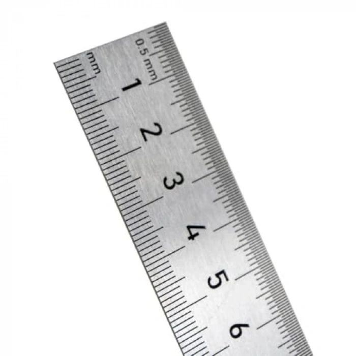 300 mm Çift Taraflı Çelik Cetvel, 0199 Modeli