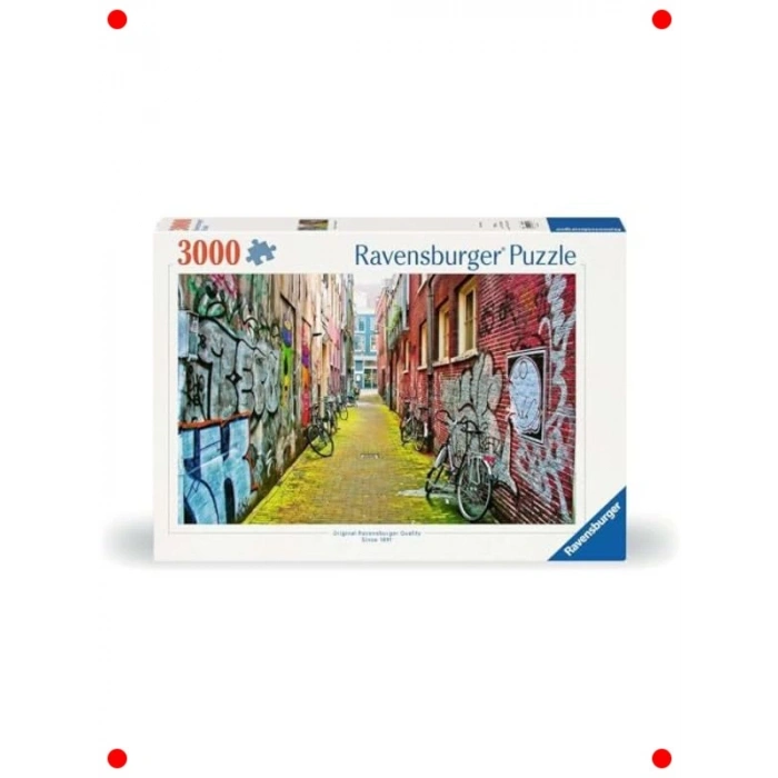 3000 Parça Grafiti Temalı Puzzle