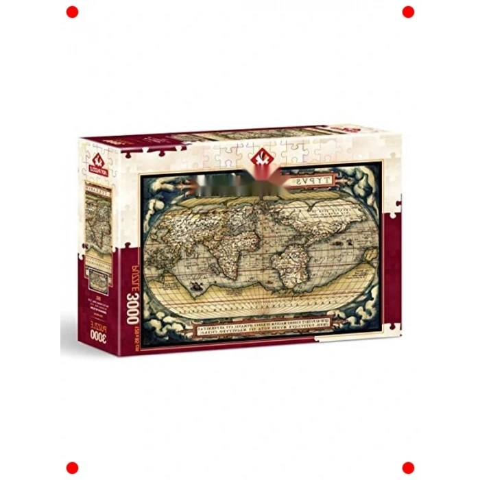3000 Parça Tarihi Atlas Temalı Yapboz