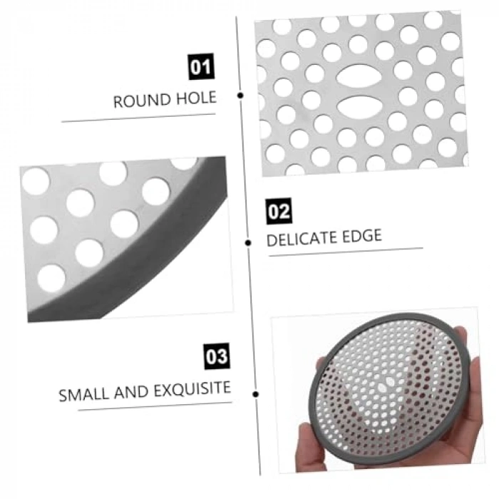 304 paslanmaz çelik duş drenaj süzgeci, 11 cm