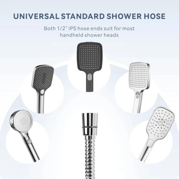 304 Paslanmaz Çelik Duş Hortumu, 1.5 Metre Uzunluk